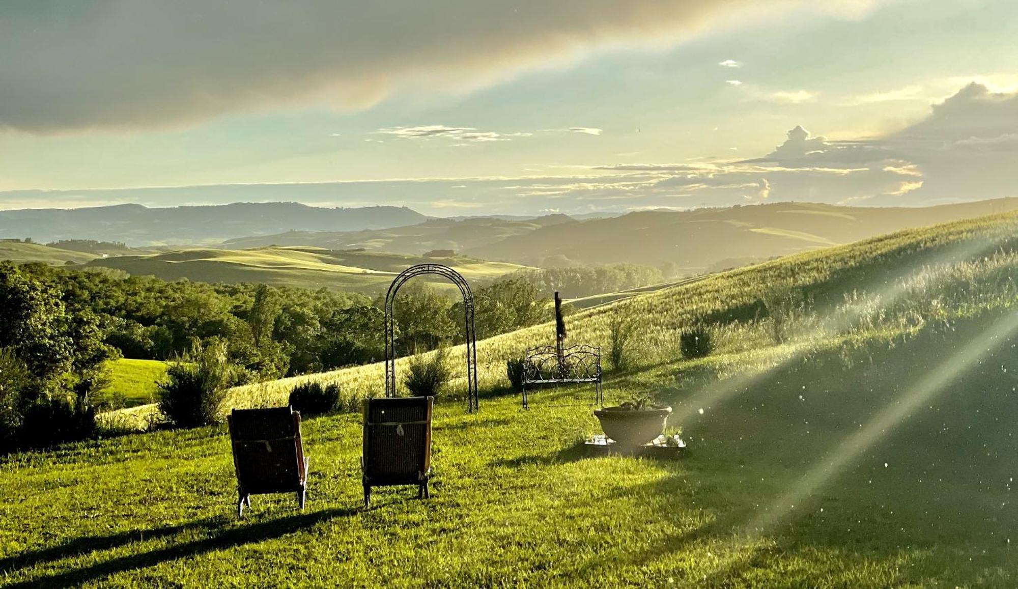 Vento D'Orcia Villa ปีเอนซา ภายนอก รูปภาพ